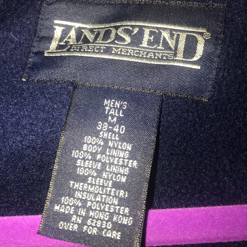 Vintage Lands End Windbreaker - Picture 5 of 6